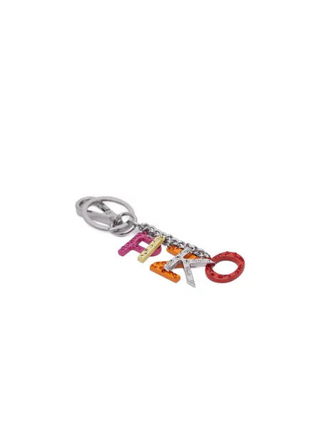 PINKO Přívěsek Letters Keychain stříbrná