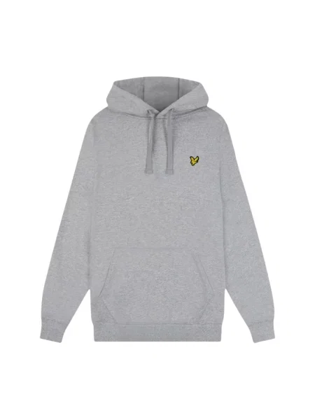 Bluza z kapturem Lyle & Scott z kapturem szara
