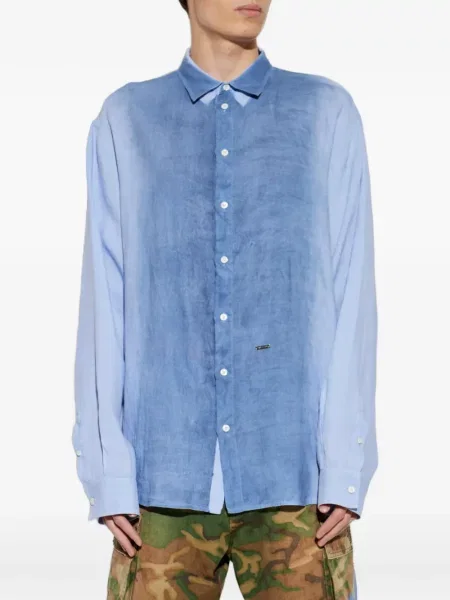 Lung cămașă Dsquared2 albastru