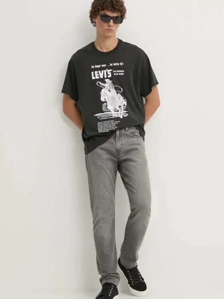 Levi's basic tričko RELAXED FIT TEE černé