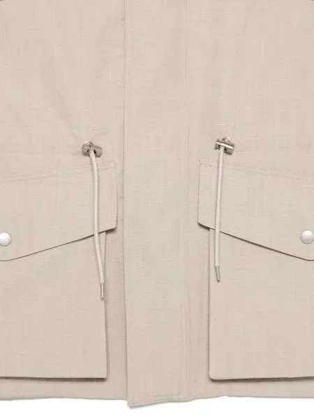 Prsluk Auralee s kapuljačom