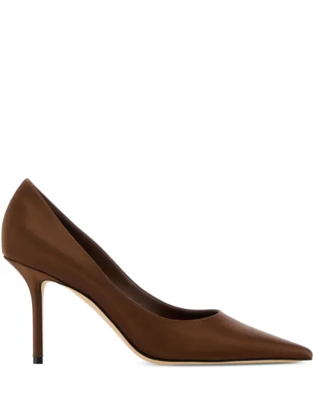 Pantofi cu toc Jimmy Choo maro