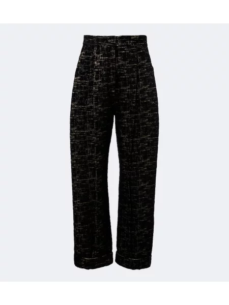 Bouclé pantaloni La Doublej negru