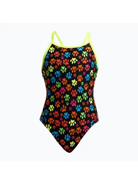 Gyerek egyrészes fürdőruha Funkita Diamond Back One Piece pawsome. Méret: 10 AUS