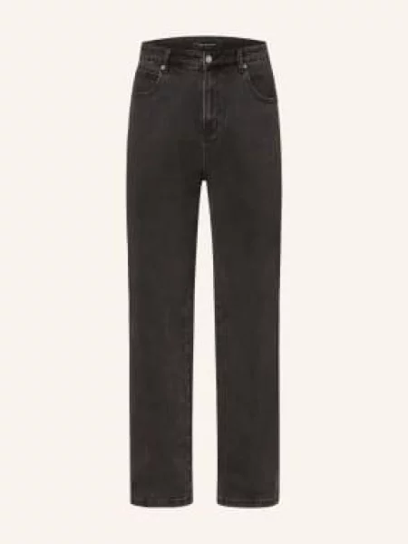 Don't Waste Culture Džíny Lazare Wide Fit washed black černé