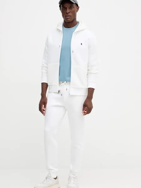Polo Ralph Lauren hanorac cu și glugă alb