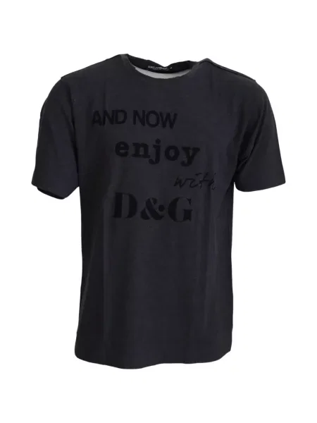 Tricou Dolce & Gabbana cu imagine gri