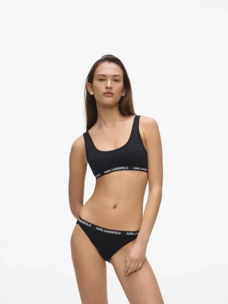 Karl Lagerfeld Sutien negru alb