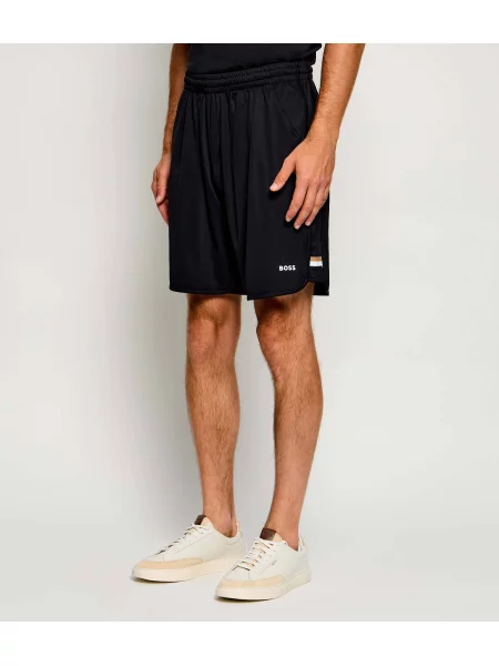 BOSS GREEN Pantaloni scurți JT_TOC Game 9 inch | stretch negru