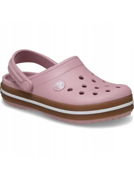 Chodaki Dla Dzieci Crocs Kids Crocband Gum Clog . białe