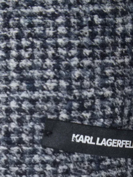 Клетчатый пиджак Karl Lagerfeld синий
