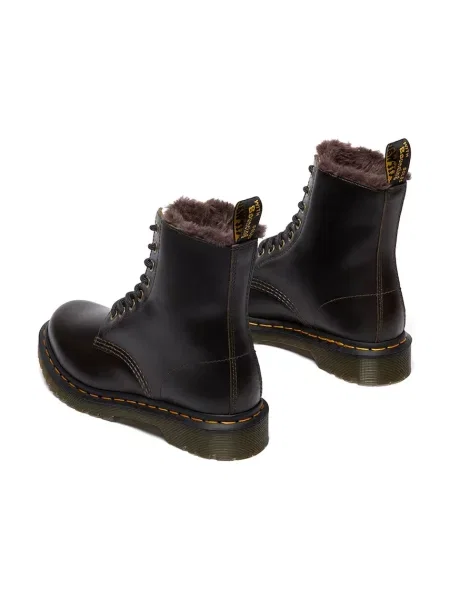 Dr. Martens bocanci de piele Serena cu platformă izolare ușoară maro