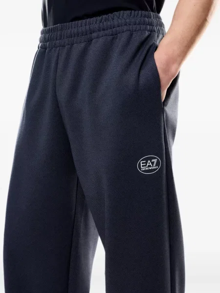 Τρέξιμο παντελόνι Ea7 Emporio Armani με σχέδιο μπλε