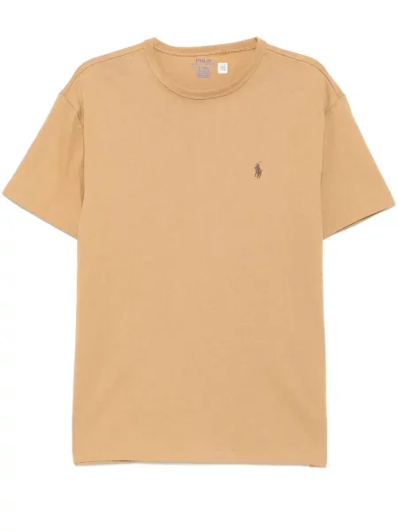 Класическа тениска Polo Ralph Lauren с принт зелено