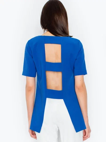 Блуза Figl синьо
