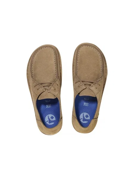 Cipő BIRKENSTOCK Utti Lace Suede Leather Narrow gray taupe Utti Lace Suede Leather Narrow szürke