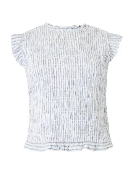 Abercrombie & Fitch Bluză gri bazalt alb