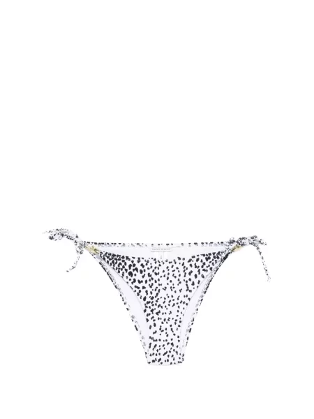Bikini Heidi Klein cu imagine cu legături alb