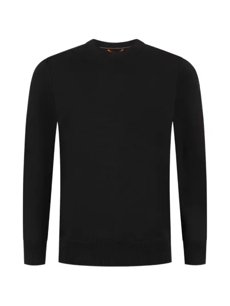 Pulover Parajumpers cu decolteu rotund cu autograf negru