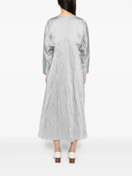 Rochie Yeareast cu decolteu barcă de costum gri