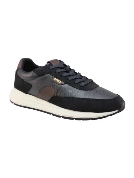 Sneakersy Boss niebieskie