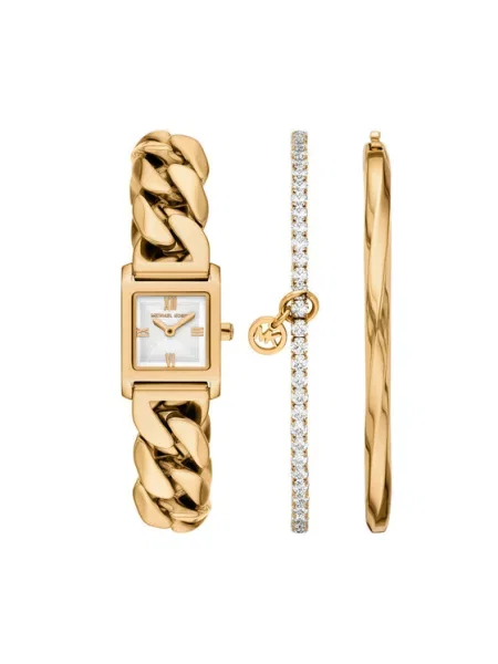 Michael Kors Σετ Ρολόι & Βραχιόλι Georgie Gift Set Χρυσό
