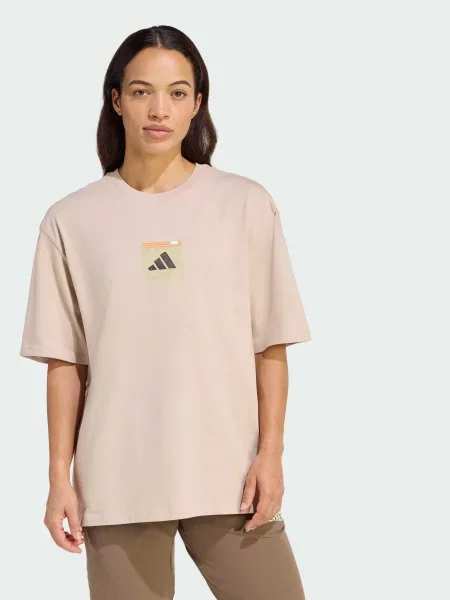 Футболка спортивна adidas коричневий