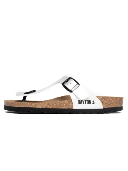 Bayton Flip-flops Mercure negru alb