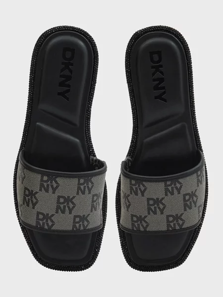 Шлепанцы Dkny черные