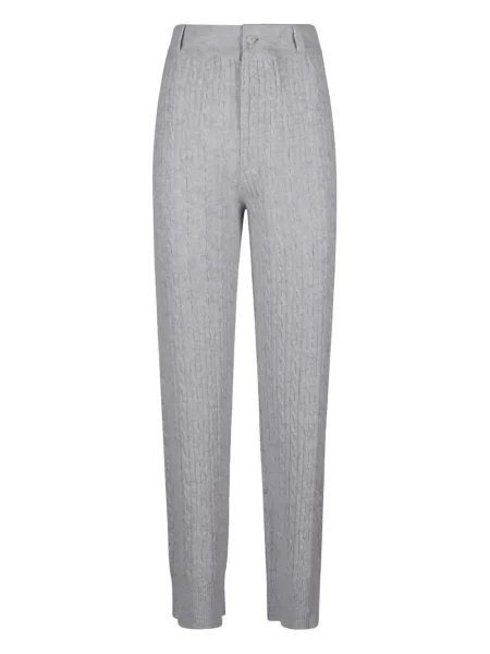 Pantaloni Guest In Residence tricotate gri