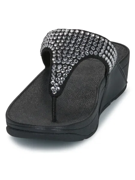 Krištáľové tenisky Fitflop čierna