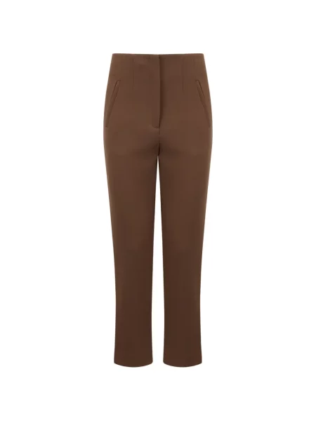 Pantaloni Veronica Beard maro