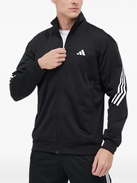 Geacă Adidas cu dungi negru