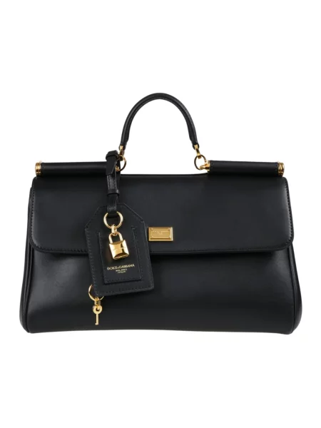 Torebka Dolce And Gabbana skórzana czarna