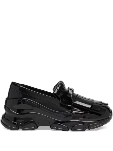 Pantofi loafer Simone Rocha cu franjuri din piele negru