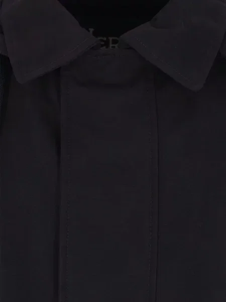 Palton Herno cu glugă albastru