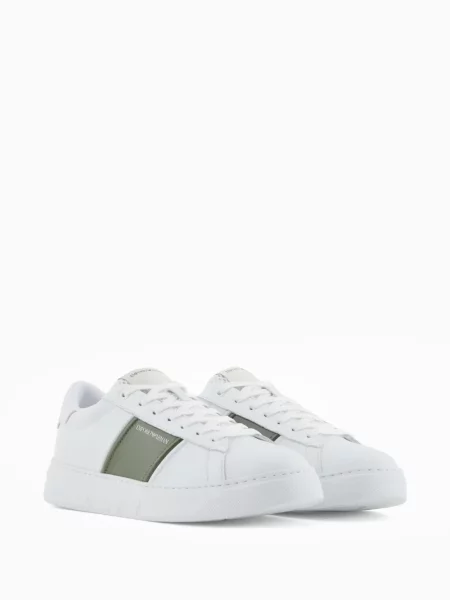 Sneakerși Emporio Armani alb