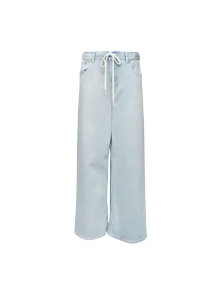 Spodnie Mm6 Maison Margiela niebieskie