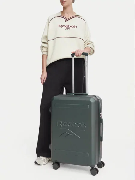 Střední kufr Reebok zelený