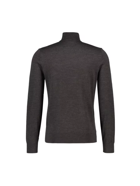 Sweter z golfem Profuomo szary