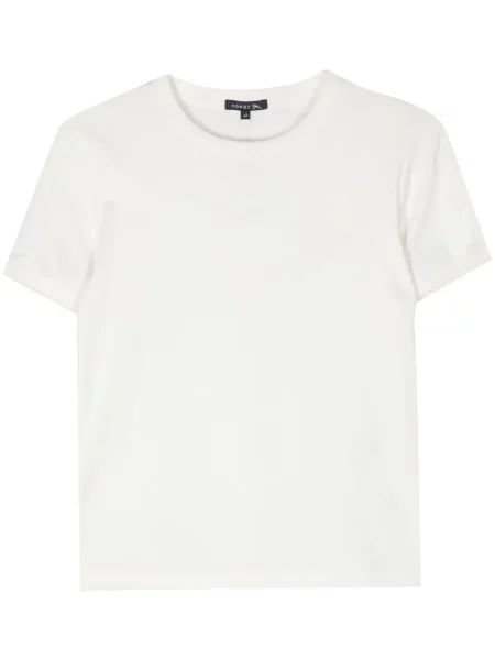 Tricou Soeur cu broderie alb