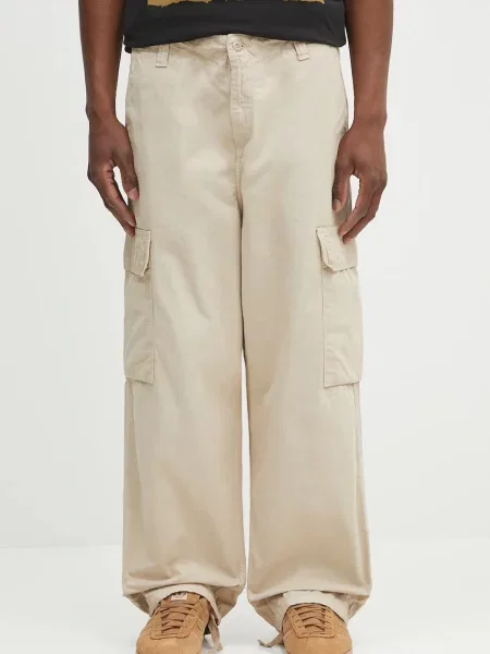 Carhartt WIP pantaloni de Kade Cargo cu fason cargo bej
