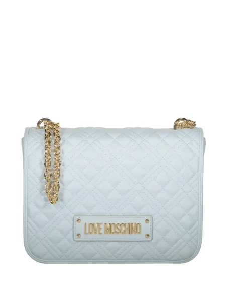 Colier Love Moschino matlasat albastru