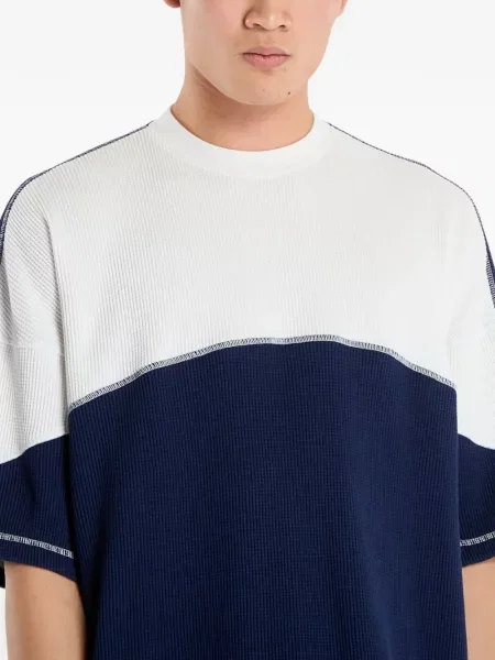 Pantaloni palazzo Adidas cu dungi cu decolteu în V negru