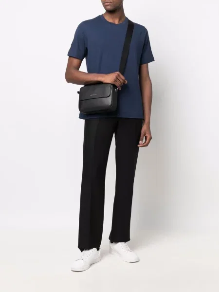 Iš natūralios odos rankinė Michael Michael Kors juoda