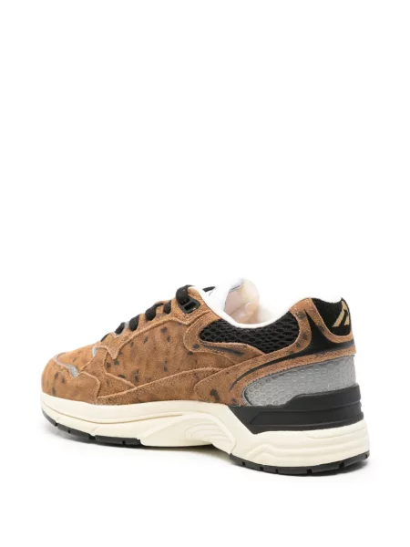 Sneakerși Autry din piele de căprioară maro
