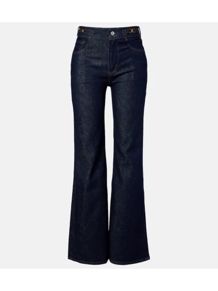 Džínsy so strihom ku čižmám Citizens Of Humanity s vysokým pásom modrá