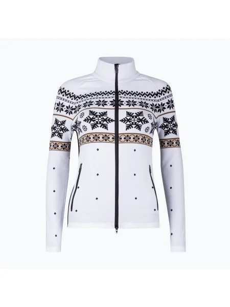 Дамски термо суитшърт Newland Jadis Full Zip white/black бяло
