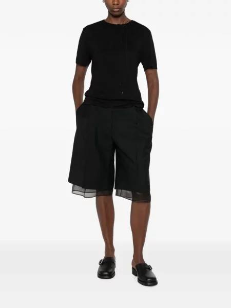 Tricou Simone Rocha cu funde negru