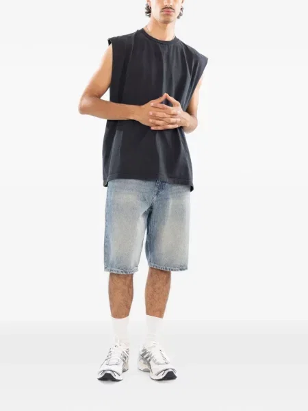 Pantaloni scurți din denim Dr. Denim albastru